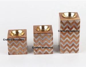 Atractivo Quemador de Incienso de Sándalo con Diseño Rexine, Estilo Árabe, para Uso en el Hogar, Ecológico y Hecho a Mano - Product Image 4