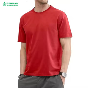 New Arrival Drop Shoulder Regular Fit Crew Neck Men's T-<b>shirts</b> Fashionable Fitness Wear Comfortable <b>100</b>% <b>Polyester</b> Quick Dry - Product Image 1