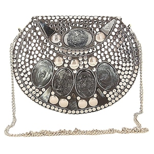 Designer Fashionable Women Chain Strap Metal Shoulder Handbag <b>Portable</b> Dress Dress for Autumn Winter Spring Handmade Trending - Product Image 6