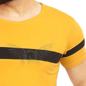 Camiseta de algodón transpirable de varios colores, Camiseta estampada de talla grande, buena venta - Product Image 4