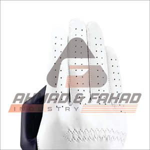 Venta al por mayor de guantes de golf de calidad superior con logotipo personalizado transpirable manos de piel de oveja uso guantes de cuero genuino de Pakistán - Product Image 1