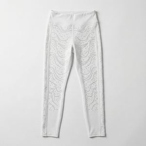 เลกกิ้งผู้หญิงทรงเข้ารูปเอวสูง ผ้ายืด โพลีเอสเตอร์/คอตตอน น้ำหนัก 340 กรัม สำหรับออกกำลังกาย ฟิตเนส สตรีทแวร์ ผลิตจากโรงงานโดยตรง - Product Image 2