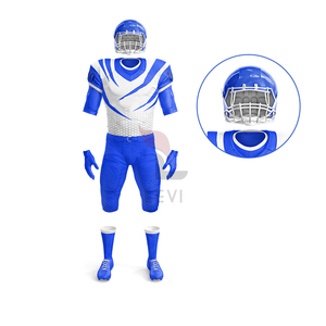 Ensemble de maillots de football américain imprimés par sublimation avec double couche de tissu uniforme grande taille de haute qualité pour homme - Product Image 1