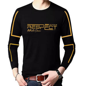 Vêtements personnalisés du fabricant pour hommes T-shirt Kaus à manches longues et à motif solide Short de sport de printemps Poids en tissu de 220 grammes - Product Image 2