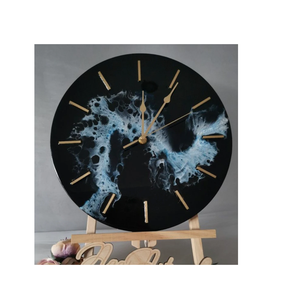 นาฬิกาติดผนังอีพ็อกซี่เรซิ่น,นาฬิกาติดผนังตกแต่งบ้านเฟอร์นิเจอร์สำหรับติดผนังผลิตในอินเดีย - Product Image 2