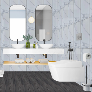 Azulejos de pared de cerámica 300x600mm 1573-L Acabado brillante moderno Azulejos resistentes al agua duraderos para cocina Baño Sala de estar - Product Image 4