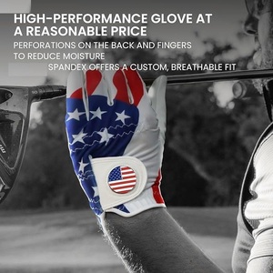 Prix raisonnable Gants de golf imperméables sur mesure de haute qualité respirant confortable poignée en cuir artificiel sport - Product Image 5