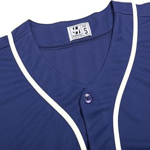 Camiseta de Béisbol Personalizada Barata, Diseño Negro, Logotipo Bordado Sublimado, Transpirable, Secado Rápido, Absorbe la Humedad - Product Image 3