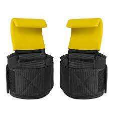 SFI vente en gros de sangles de poignet de levage robustes crochet électrique de rappel poignées de sangles de levage de terre crochets d'haltérophilie rembourrés - Product Image 5