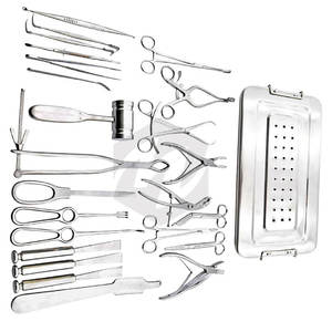 Juego de cirugía ortopédica básica, 25 Uds., Kit completo de instrumentos médicos quirúrgicos con caja, herramientas ortopédicas médicas de acero inoxidable - Product Image 5