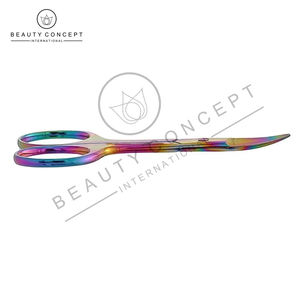 Ciseaux à cuticules multifonctionnels colorés de petite taille pour ongles 2025 par Beauty Concept International, ciseaux de manucure - Product Image 4