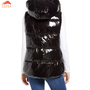 Algodón al por mayor OEM moda invierno ropa Puffer chaleco sin mangas Abrigo acolchado transpirable primavera mujeres último diseño - Product Image 2