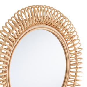 Espejos decorativos de pared artesanales de ratán únicos de estilo bohemio de tendencia 2024, los mejores muebles para el hogar con espejo de pared - Product Image 2