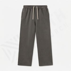 กางเกงขายาวทรงตรงผู้ชาย คอลเลคชั่นฤดูใบไม้ผลิ 2023 รับสกรีนโลโก้ สีสันปรับแต่งได้ ผ้าฝ้ายวินเทจฟอกสี กางเกงสีกากี ผู้ชาย 2023 - Product Image 1