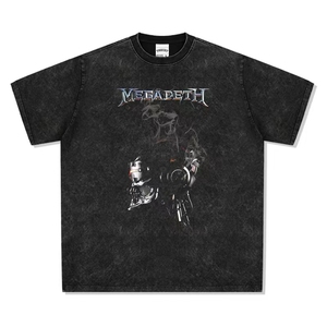 Camiseta Unisex de gran tamaño de peso pesado de alta calidad con logotipo personalizado DTG estampado algodón grueso tejido sólido EE. UU./UE tallas para hombres y mujeres - Product Image 5