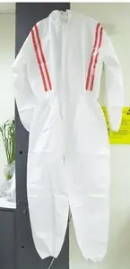 PP Disposable Coverall PP+<b>PE</b> Coverall, SMS Coverall Water Chemical Resistance Coverall - Product Image 3