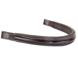 Banda de charol de color negro o marrón Havana para las cejas de caballo, hecho a medida, con canal vacío - Product Image 2