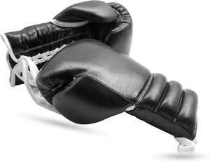 Gants de boxe professionnels en PU avec sangle de poignet auto-agrippante, unisexe, équipement d'entraînement personnalisable - Product Image 4