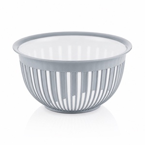 <b>Plastic</b> PP Serving Bowl 3.6L Non-Toxic Dishwasher Safe BPA Free Eco-Friendly Heat Resistant Salad Fruit Food Prep <b>Kitchen</b> - Product Image 1