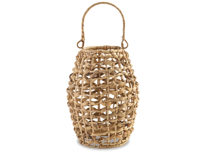 Bougeoir en rotin artisanal unique pour accents élégants de maison Bougeoir en jonc de mer pour la décoration de table Fabriqué à la main - Product Image 2