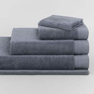 Ensemble de serviettes de bain 6 pièces en coton peigné ultra doux serviettes à séchage rapide écologiques couleur unie pour hôtel spa salle de bain durable - Product Image 1