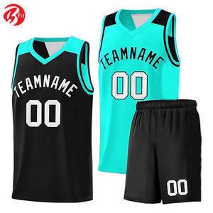 Cómodo de talla grande sin mangas para hombre, entrenamiento deportivo al aire libre, conjunto de uniforme de baloncesto, pantalones cortos de baloncesto de verano Bsci - Product Image 2