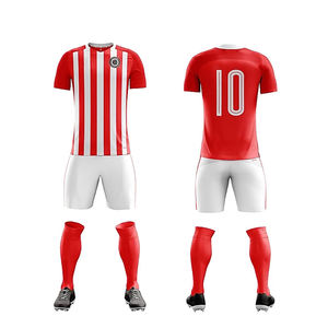 Fabricant OEM d'uniformes de football, ensemble de maillot et short d'équipe de haute qualité, léger et respirant, conçu pour l'entraînement et la compétition - Product Image 5