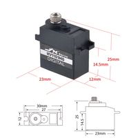 Offre Spéciale – Servomoteur Numérique Mini Étanche JX PDI-HV1151MG 4,5 kg 180 Degrés pour Modèles RC, Voitures, Pièces de Rechange TRX4 Baja