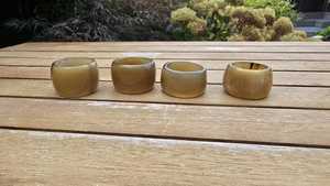 Anneaux de serviette en corne naturelle Vaisselle élégante Décorative pour les mariages, les fêtes, les banquets, les hôtels et autres occasions - Product Image 3