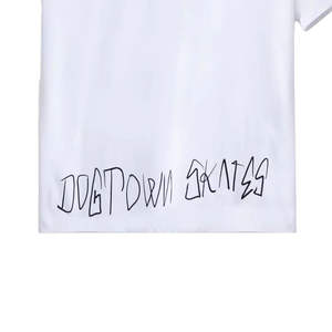 Venta al por mayor 100% algodón hombres ropa de calle serigrafiada camiseta de alta calidad Casual desgaste serigrafía hombres camiseta - Product Image 5