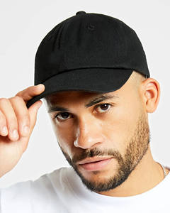 Gorro Deportivo Negro Bordado Personalizado Más Vendido, Gorra de Béisbol de 6 Paneles con Ajustador Trasero Ajustable para Gimnasio y Ropa Urbana para Adultos - Product Image 2