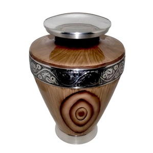 Producto hecho a mano, lugar de descanso final, urna para cenizas de cremación para adultos, urnas de entierro conmemorativas de 10 pulgadas de alto para Love Once - Product Image 1