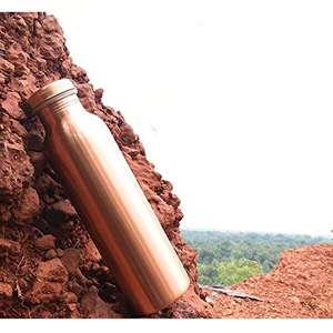 Recién llegado, botella de agua hecha de cobre puro para oficina, gimnasio y yoga, Ayurveda, botella de cobre recomendada, producto hecho por India - Product Image 1