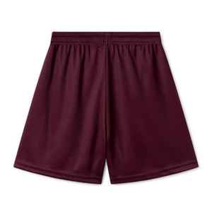 Shorts en maille bleu marine unisexe écologiques IOTA SPORTS, designs personnalisés, respirants, couleur unie, entraînement en salle de sport, séchage rapide, entrejambe de 6 pouces - Product Image 5