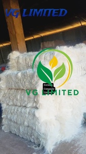 Fibre de sisal blanchie blanche 100% naturelle / Fibre de sisal de qualité / Matière première en fibre de sisal - Product Image 6