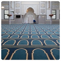 Tapis personnalisé Tapis islamique musulman pour mosquée Tapis classique pour la prière Masjid Tapis mural à mural Revêtement de sol