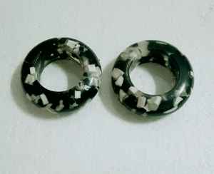 Antique Resin & Wooden Napkin Rings Customizable <b>Tableware</b> for Home Handmade in India - Product Image 3