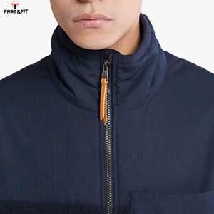 Nouveau design Enduit Camouflage hommes Streetwear lourd Sherpa polaire printemps imperméable vestes amples - Product Image 6