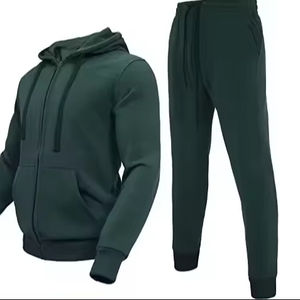 Vente de survêtements en molleton de coton multicolores personnalisés pour hommes, vêtements de sport imprimés, costume de yoga et de jogging pour l'hiver pour les activités de plein air - Product Image 1