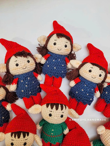 Set de Ganchillo Amigurumi, Juguete de Peluche de Algodón Hecho a Mano, Educativo, Tamaño 28 cm, Superventas para Navidad - Product Image 5