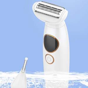 Depiladora Eléctrica Húmeda/Seca para Mujer con Doble Cuchilla, Carga USB, Pantalla LED, Resistente al Agua, para Depilación Corporal y de Bikini - Product Image 2