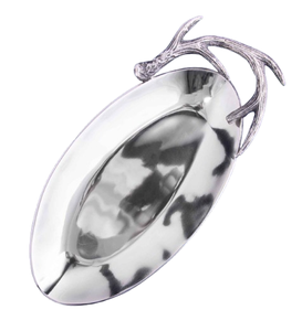 Vantage Modern Fancy Luxury Premium Offre Spéciale Nouvelle Arrivée Floral Design Ovale Forme Or Fini Plateau de Service pour Usage de Cuisine - Product Image 5