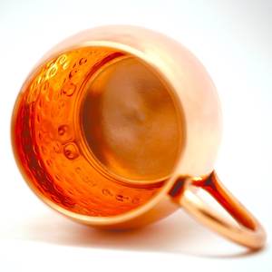 Enorme demanda 18oz 100% puro martillado sólido 450mL beber taza de mula de Moscú con asas de cobre tazas de cerveza de jengibre koi - Product Image 3