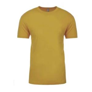 Camiseta de poliéster/algodón, camiseta informal de manga corta para hombre, Camiseta de algodón con cuello redondo - Product Image 3