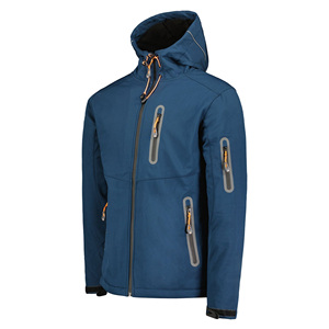 Chaqueta Softshell duradera de invierno Adventurewear con puños elásticos y cremallera para hombre, chaqueta pesada transpirable Premium a prueba de viento de lujo - Product Image 4