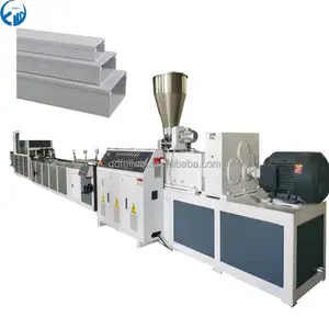 Plastic Pvc Cable Wire Casing Trunking Manufacturing Machine Pvc Cable Trunk Making Machine Production Line