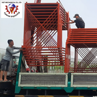 Fabricante de paletas de plástico grandes de HDPE industriales de alta resistencia apilables con refuerzo de acero estantes de paletas de madera