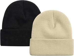 Gorro de invierno de Jacquard de lana 100% al por mayor, gorro unisex de punto suave y cálido con estampado de hojaldre, adecuado para viajes en la playa de hombres y mujeres - Product Image 3