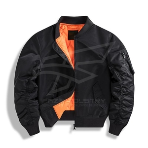 Custom Bomber <b>Jackets</b> Wholesale Personalized Embroidery Logo Unisex Fashion Varsity <b>Flight</b> <b>Jacket</b> Manufacturer - Product Image 3