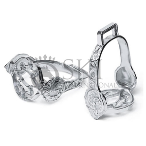 Estribos de caballo barroco de alta calidad, OEM superventas, venta al por mayor, acero inoxidable, latón, estilo Ecuestre para montar en inglés - Product Image 4